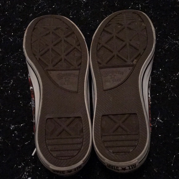 Multi color Aztec print converse all star shoes - Picture 3 of 5